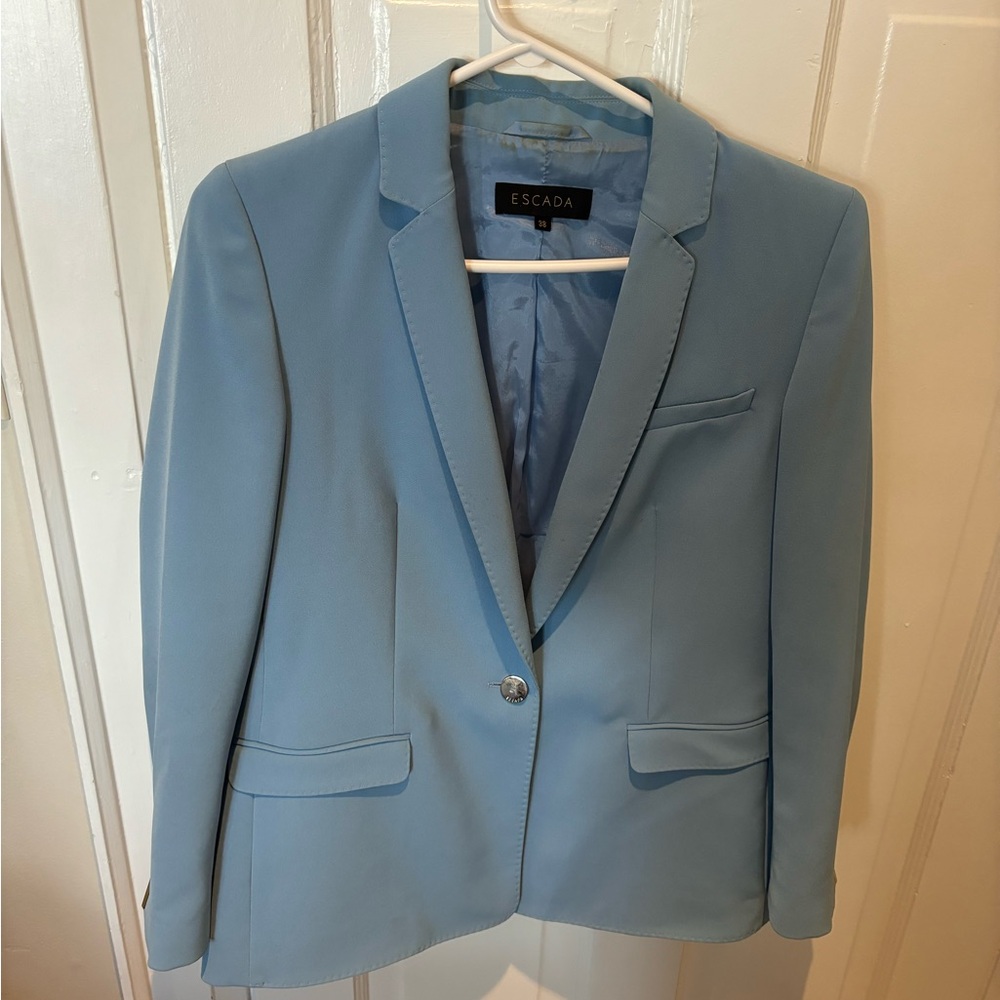 Escada Baby Blue Blazer